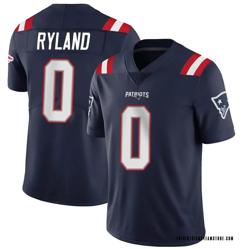 Men's Nike Chad Ryland Navy New England Patriots Team Game Jersey