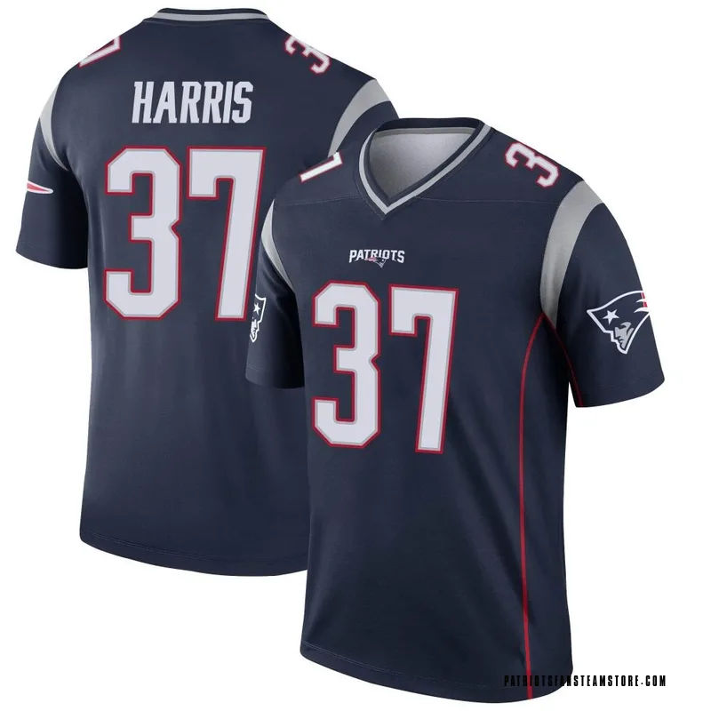 Men's Nike Damien Harris Navy New England Patriots Game Jersey