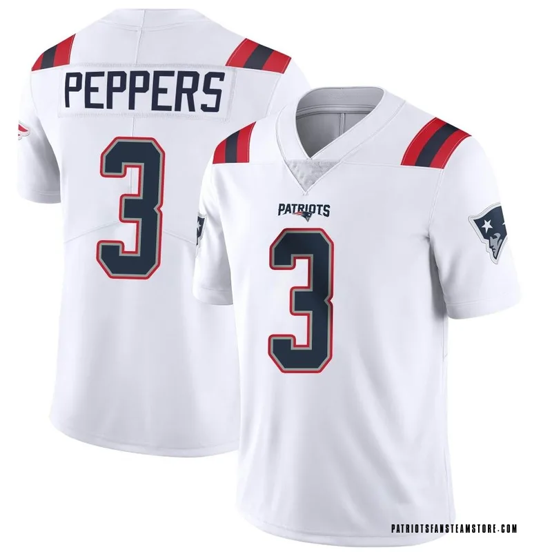 Men's Nike Jabrill Peppers Navy New England Patriots Game Jersey