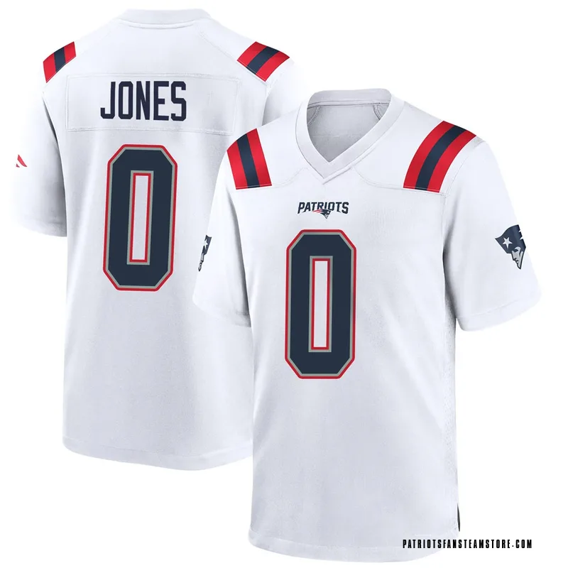 Men's New England Patriots Jack Jones Nike White Game Player Jersey  New  england patriots game, New england patriots players, New england patriots