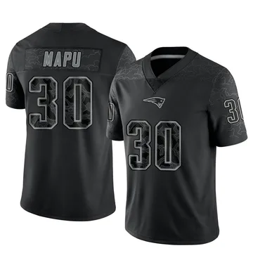 Damien Harris New England Patriots Nike RFLCTV Limited Jersey - Black