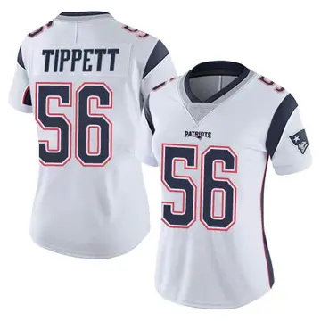 Men's Nike New England Patriots Andre Tippett White Vapor Untouchable Jersey  - Elite