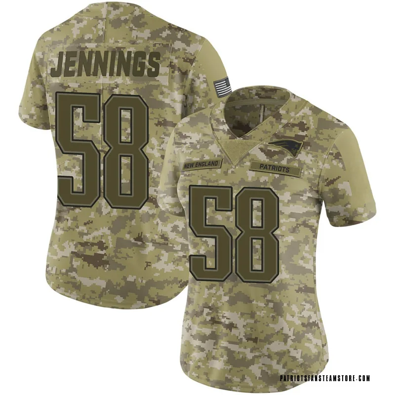 Women's Nike New England Patriots Anfernee Jennings Camo 2018