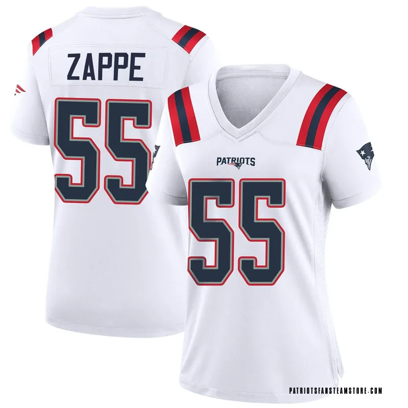 Women's Nike New England Patriots Bailey Zappe White Jersey - Game