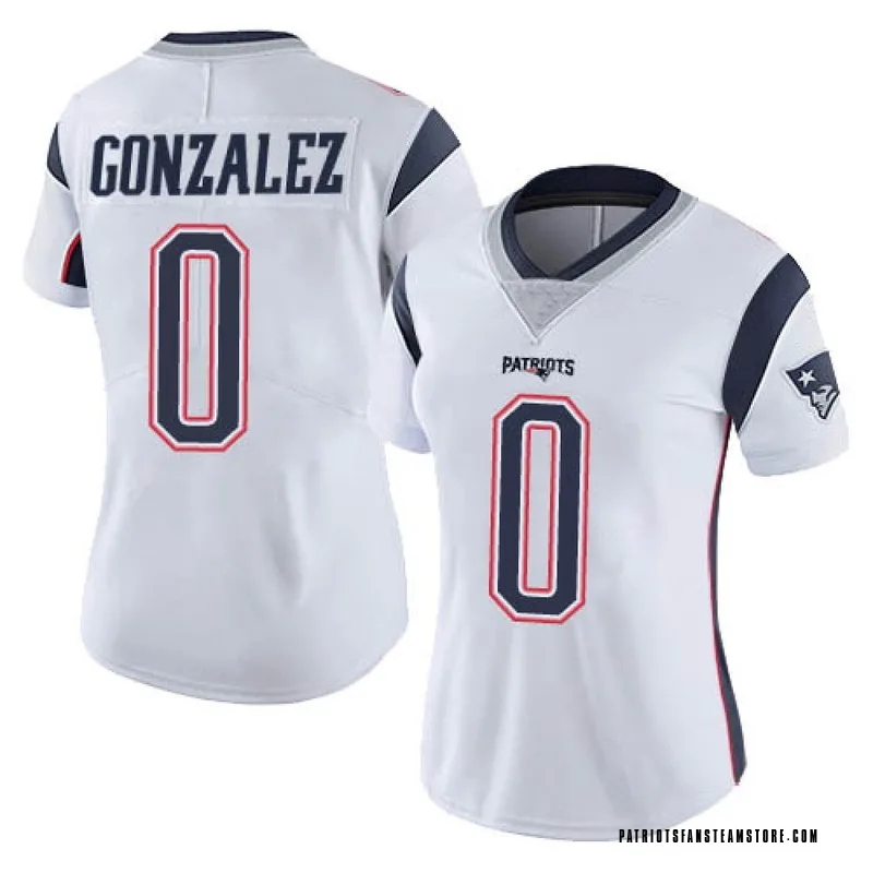 Nike Christian Gonzalez New England Patriots White Game Jersey