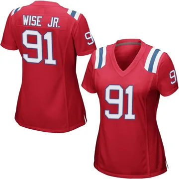 Deatrich Wise Jr. New England Patriots Nike Game Jersey - Navy