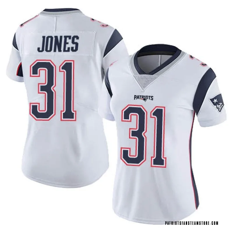 Nike Mac Jones New England Patriots Limited White Vapor Untouchable Jersey  - Women's