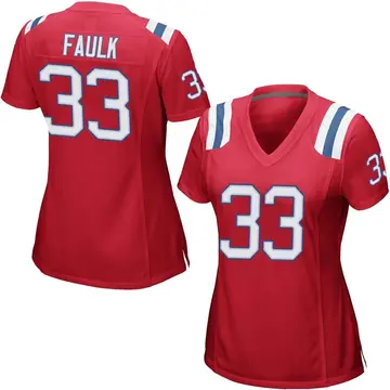 Nike New England Patriots No33 Kevin Faulk White Men's Stitched NFL Vapor Untouchable Limited Jersey