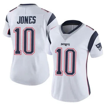 Youth Nike Mac Jones White New England Patriots Game Jersey