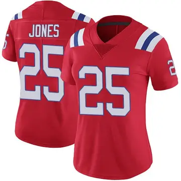 Men's Nike Marcus Jones Navy New England Patriots Game Player Jersey