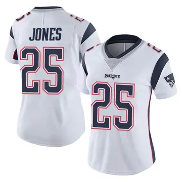 Men's Nike Marcus Jones Navy New England Patriots Game Player Jersey