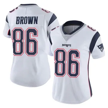 Pharaoh Brown Men's Nike New England Patriots Navy Custom Game Jersey Size: Extra Large