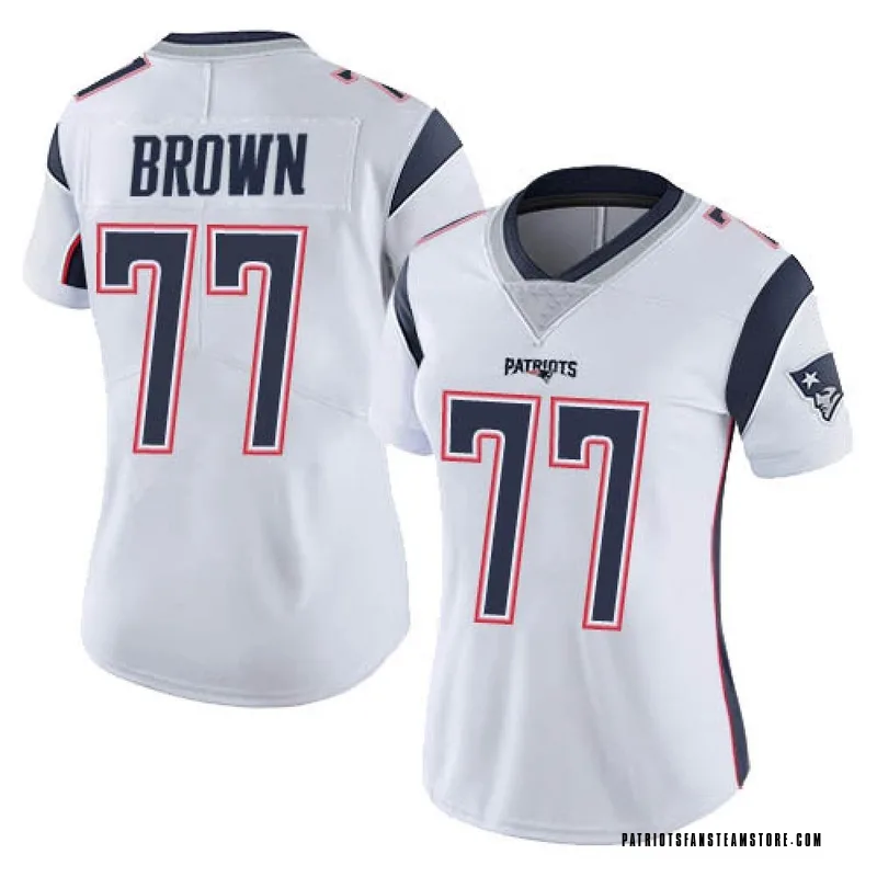 Nike Trent Brown New England Patriots Limited White Vapor