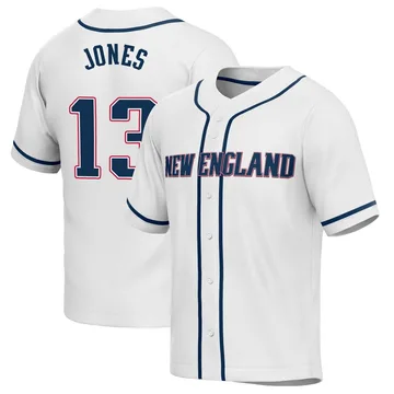 Men's Nike Jack Jones Navy New England Patriots Game Player Jersey