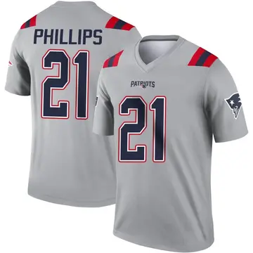 Men's Nike Adrian Phillips Navy New England Patriots Game Jersey