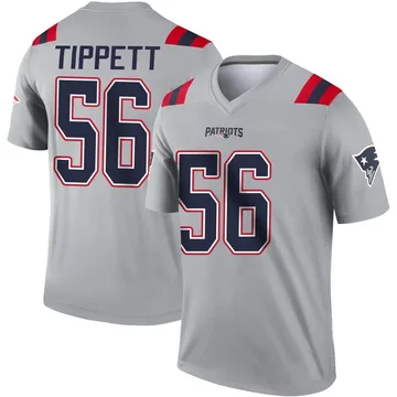 Men's Nike New England Patriots Andre Tippett White Vapor Untouchable Jersey  - Elite