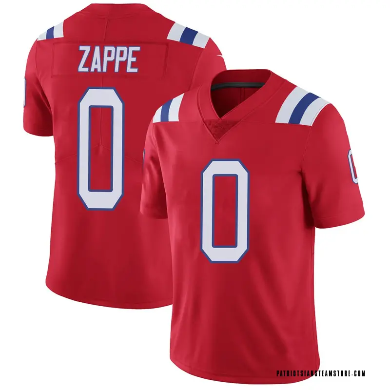 Youth Nike New England Patriots Bailey Zappe Red Vapor Untouchable Alternate  Jersey - Limited