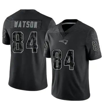 NEW ENGLAND PATRIOTS BEN WATSON REEBOK WHITE NFL FOOTBALL JERSEY LARGE –  The Felt Fanatic