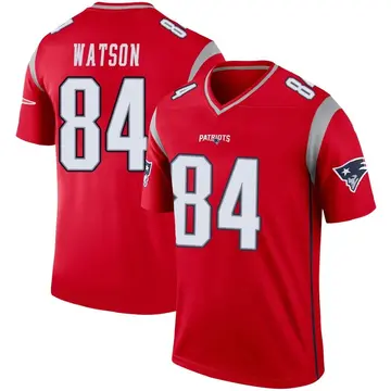 Nike New England Patriots No84 Benjamin Watson Navy Blue Team Color Men's Stitched NFL Limited Tank Top Suit Jersey
