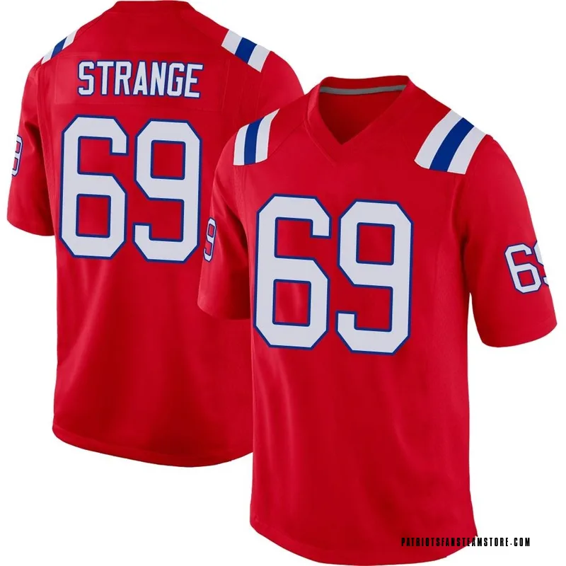 Youth Nike New England Patriots Cole Strange Red Vapor Untouchable Alternate  Jersey - Limited