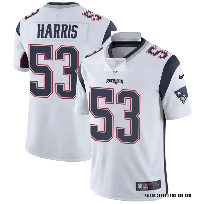 Youth Nike New England Patriots Damien Harris White Vapor Untouchable Jersey  - Limited