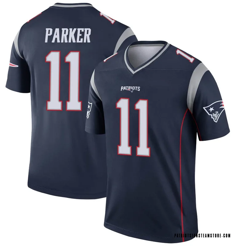 Youth Nike New England Patriots DeVante Parker Navy Jersey - Legend