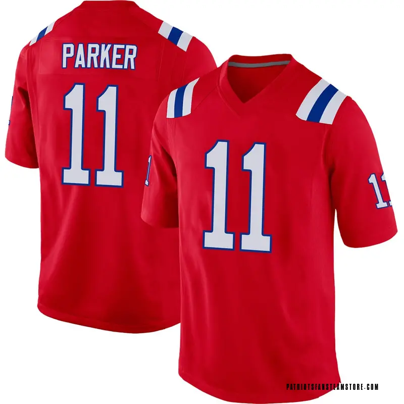 Youth Nike New England Patriots DeVante Parker Red Alternate Jersey - Game