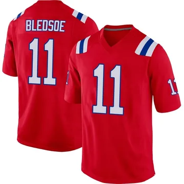 Lot Detail - 1994 Drew Bledsoe New England Patriots Game-Used Road Jersey