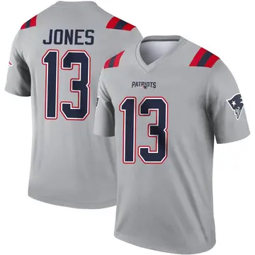 Men's Nike Jack Jones White New England Patriots Game Player Jersey