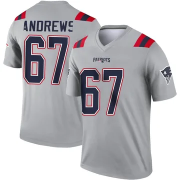 Men's Nike New England Patriots Jake Andrews Black Reflective Jersey -  Limited