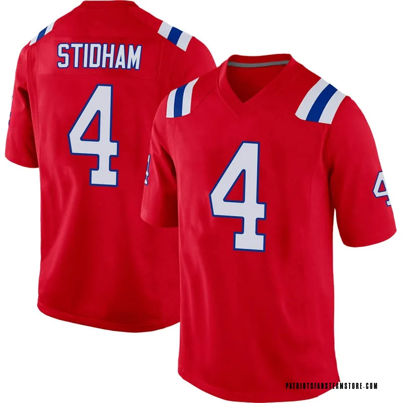 Jarrett Stidham Jersey #4 New England Unsigned Custom