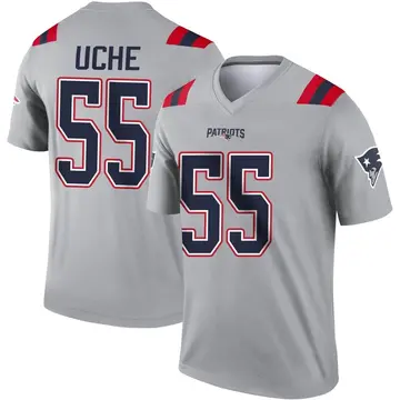 Nike New England Patriots No53 Josh Uche Camo Men's Stitched NFL Limited 2018 Salute To Service Jersey