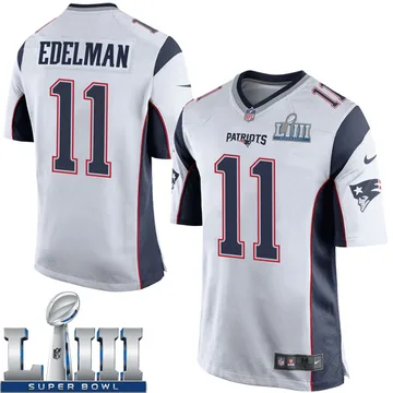 Youth Nike Julian Edelman Navy New England Patriots Game Jersey