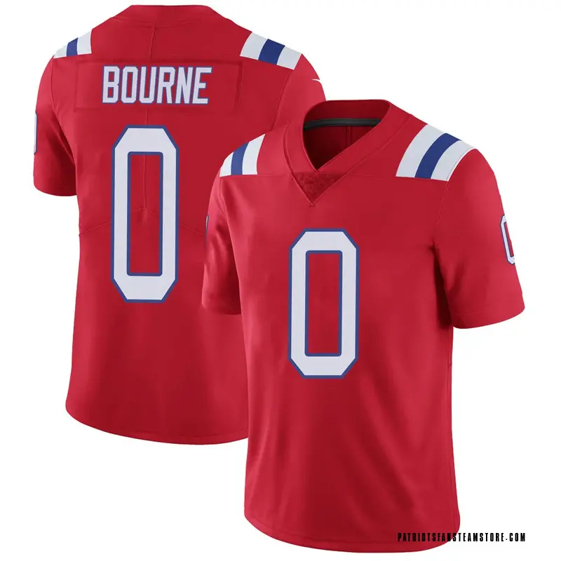 Youth Nike New England Patriots Kendrick Bourne Red Vapor Untouchable  Alternate Jersey - Limited