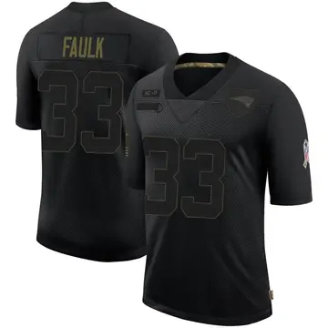 Nike New England Patriots No33 Kevin Faulk Navy Blue Super Bowl LIII Bound Men's Stitched NFL Limited Rush Jersey