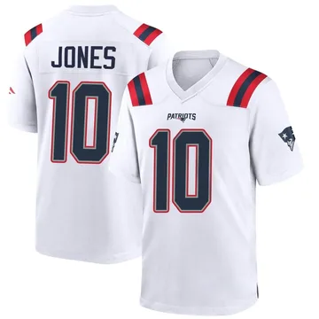 Men's New England Patriots Mac Jones Nike Navy Blue Game Jersey L