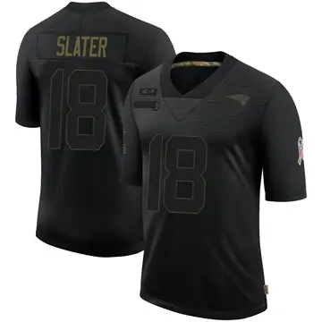 Nike New England Patriots No18 Matt Slater Camo Women's Stitched NFL Limited 2018 Salute to Service Jersey