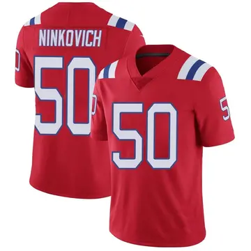 Nike New England Patriots No46 James Develin Red Alternate Men's Stitched NFL Vapor Untouchable Elite Jersey