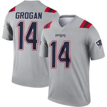 New England Patriots #14 Steve Grogan Color Rush T-Shirt - Navy